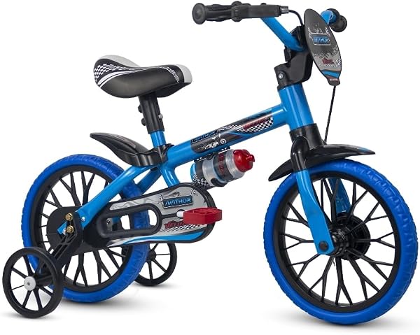 Bicicleta Infantil Nathor Veloz 2 Aro 12 com Rodinhas