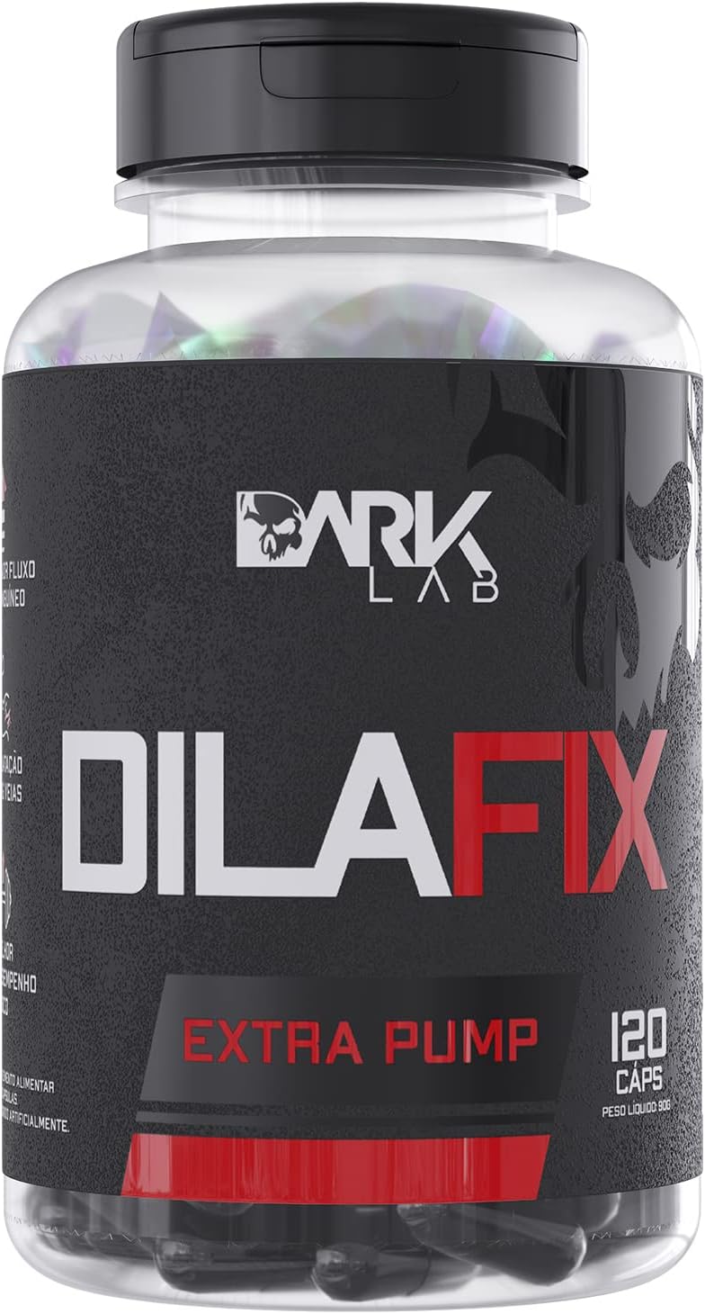 Dilafix Extra Pump Vasodilatador Dark Lab 120 Capsulas